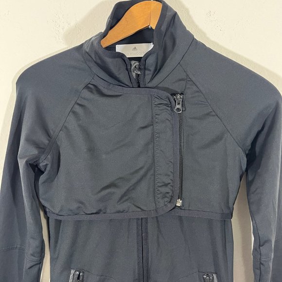 Adidas by Stella McCartnet ASMC Black Training Jacket Size XS Style O56354 - Picture 3 of 12